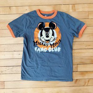 Grey Mickey Mouse Fang Club T-Shirt